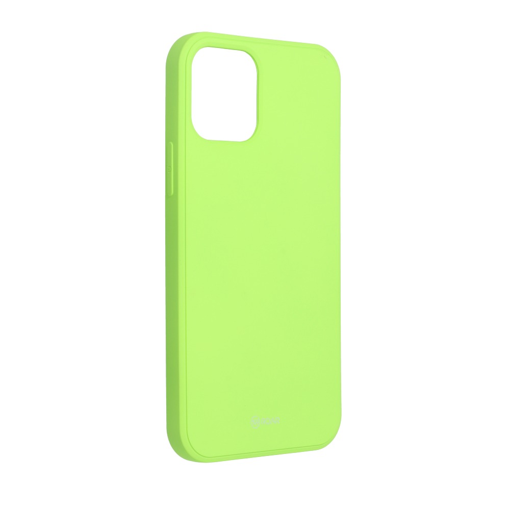 Pokrowiec etui silikonowe Roar Colorful Jelly Case limonkowe APPLE iPhone 12