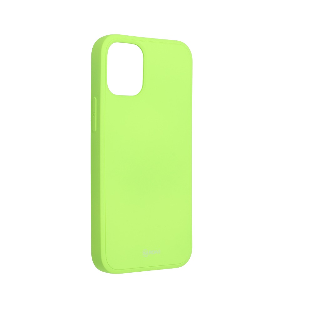 Pokrowiec etui silikonowe Roar Colorful Jelly Case limonkowe APPLE iPhone 12 Mini