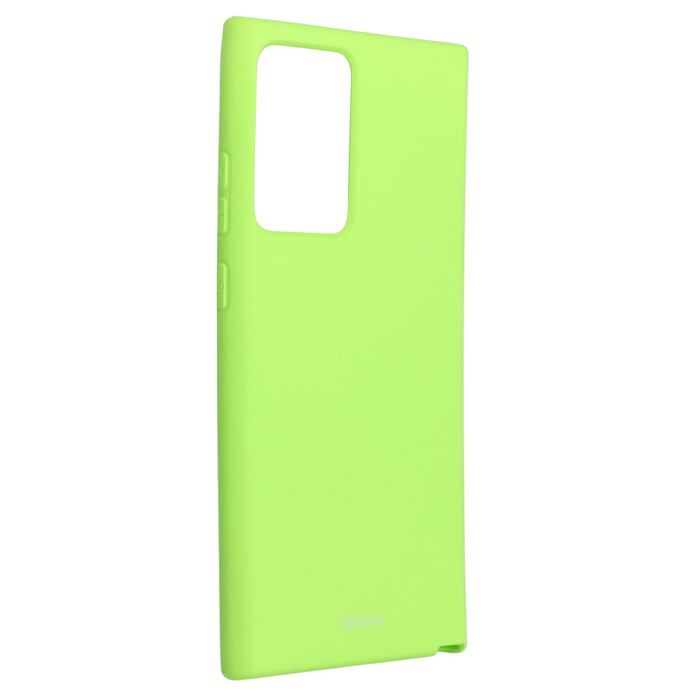 Pokrowiec etui silikonowe Roar Colorful Jelly Case limonkowe SAMSUNG Galaxy Note 20 Ultra