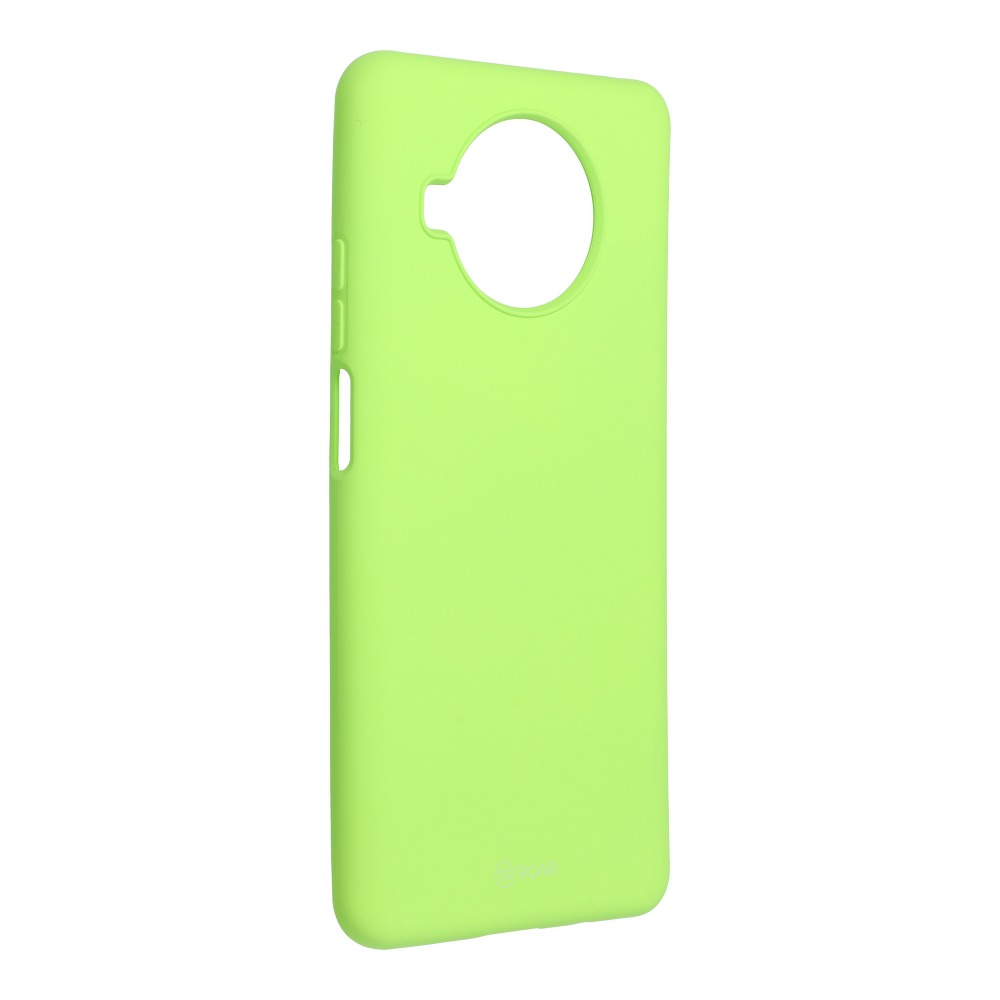 Pokrowiec etui silikonowe Roar Colorful Jelly Case limonkowe Xiaomi Mi 10T Lite 5G