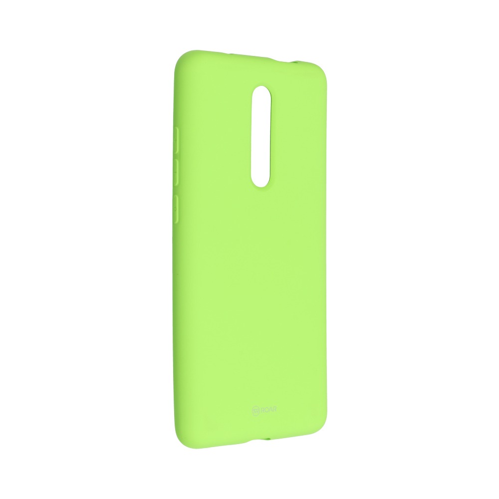 Pokrowiec etui silikonowe Roar Colorful Jelly Case limonkowe Xiaomi Mi 9T