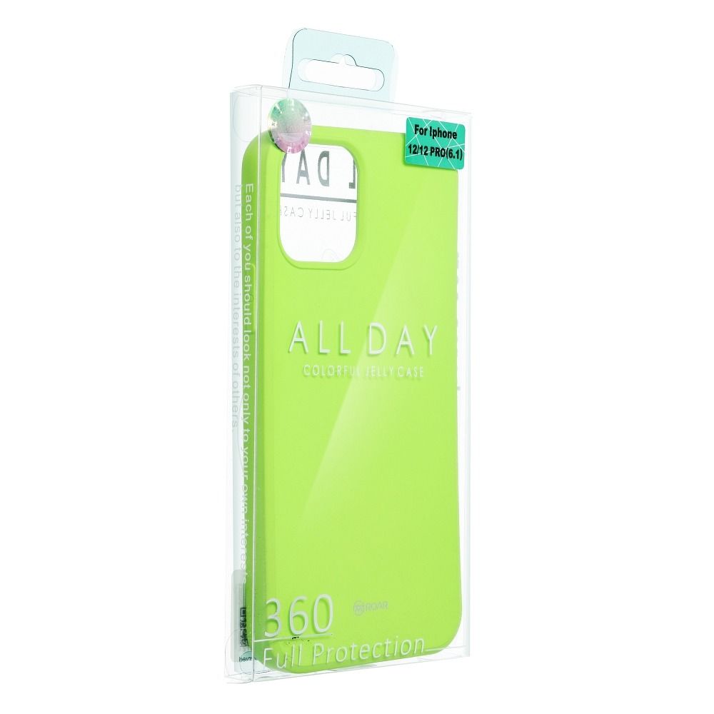 Pokrowiec etui silikonowe Roar Colorful Jelly Case limonkowe Xiaomi Redmi Note 11 Pro / 6