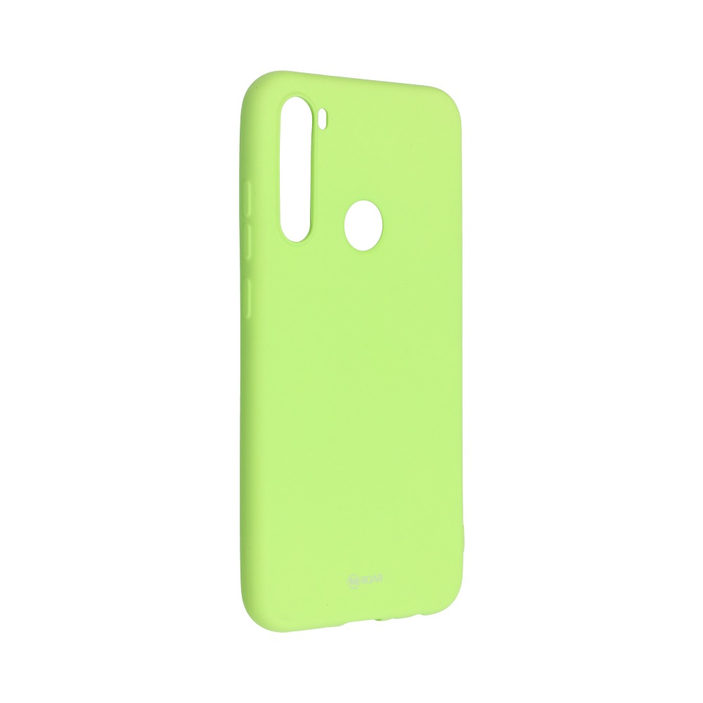 Pokrowiec etui silikonowe Roar Colorful Jelly Case limonkowe Xiaomi Redmi Note 8