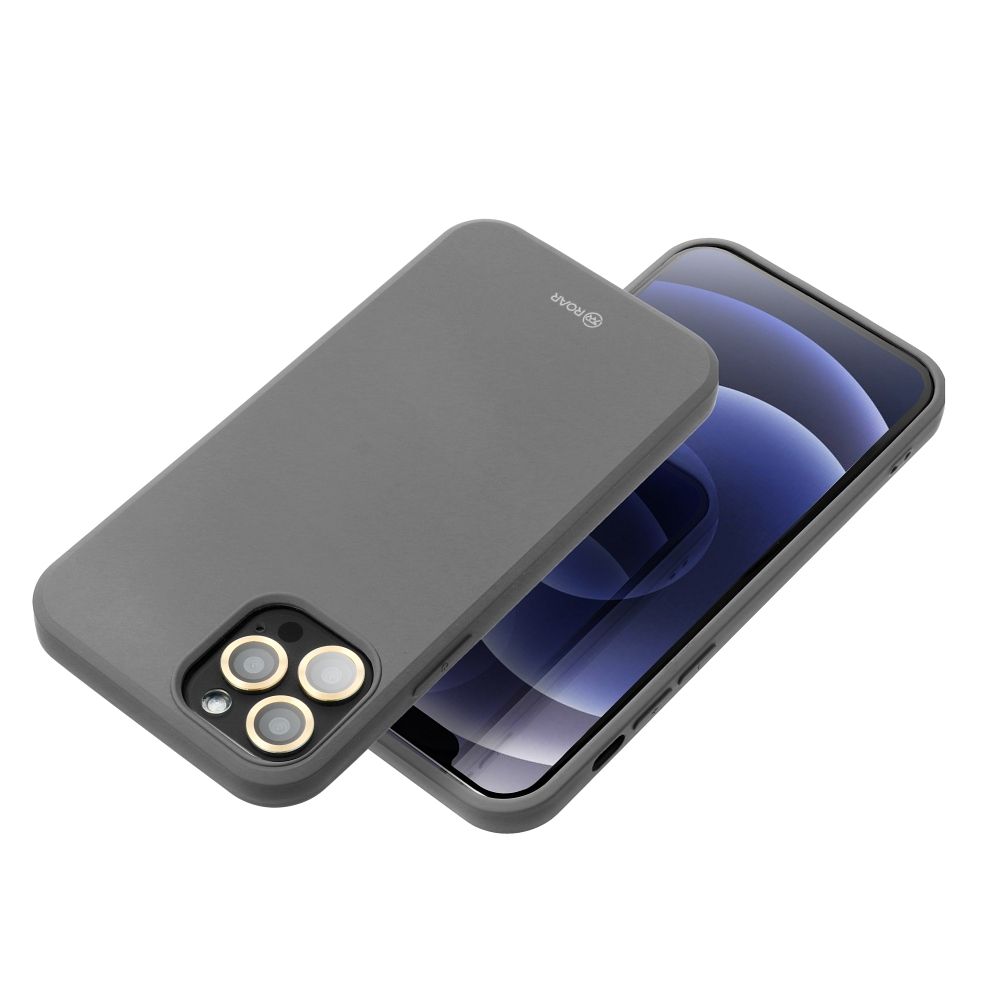 Pokrowiec etui silikonowe Roar Colorful Jelly Case szare APPLE iPhone 15 Plus