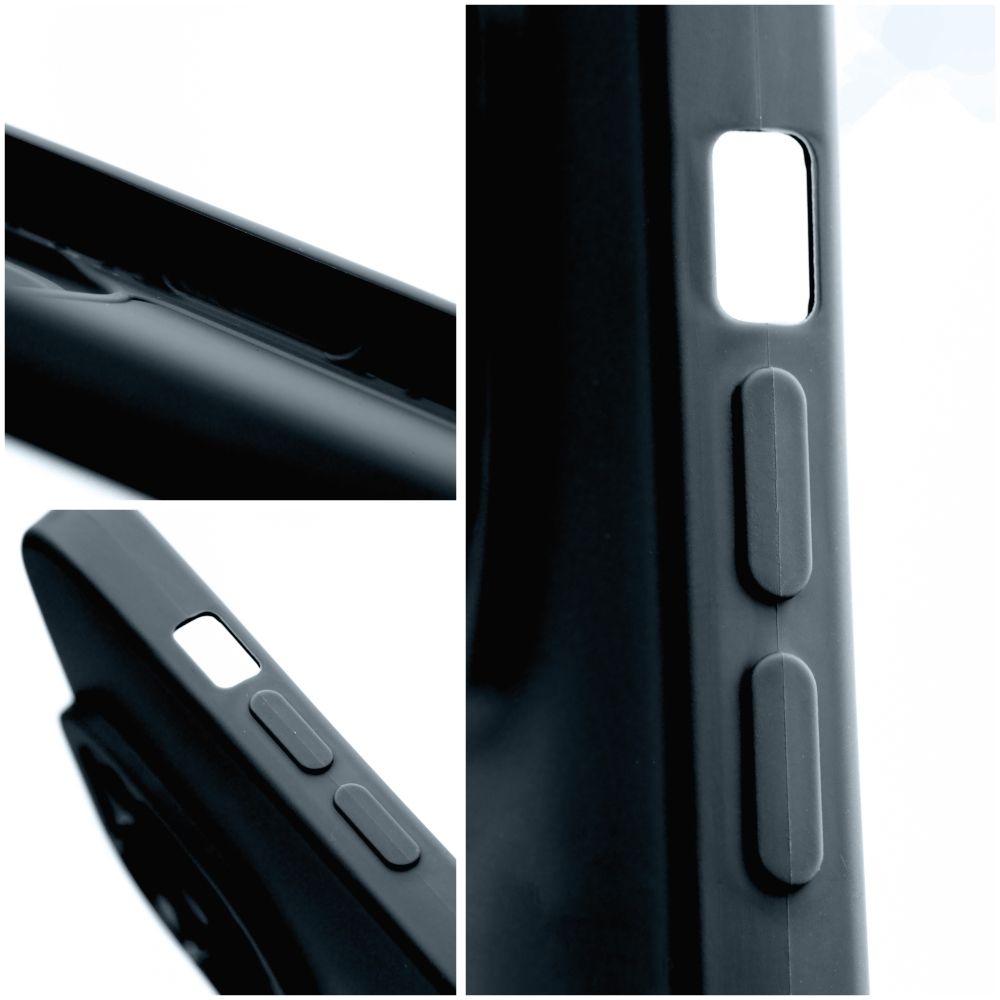 Pokrowiec etui silikonowe Roar Luna Case czarne APPLE iPhone 15 Plus / 5