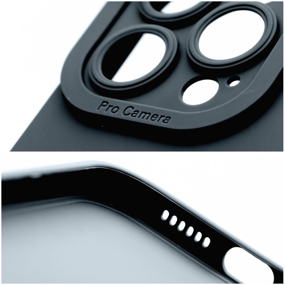 Pokrowiec etui silikonowe Roar Luna Case czarne APPLE iPhone 15 Pro / 4