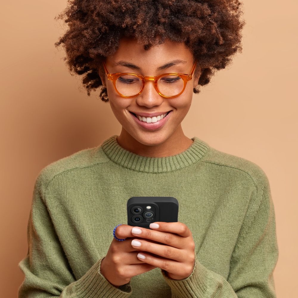 Pokrowiec etui silikonowe Roar Luna Case czarne SAMSUNG Galaxy S26 Plus / 6