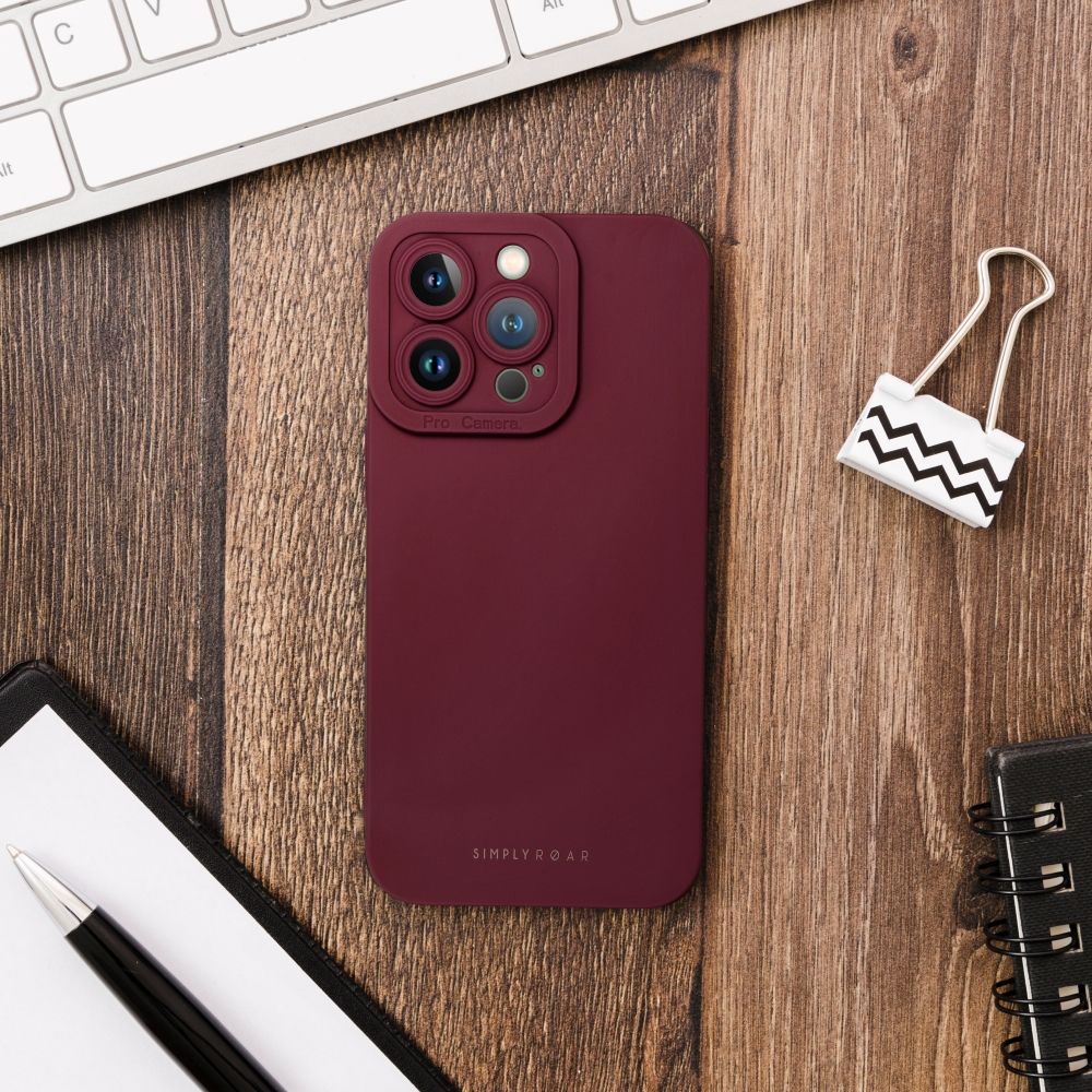 Pokrowiec etui silikonowe Roar Luna Case czerwone APPLE iPhone 12 Pro Max / 4