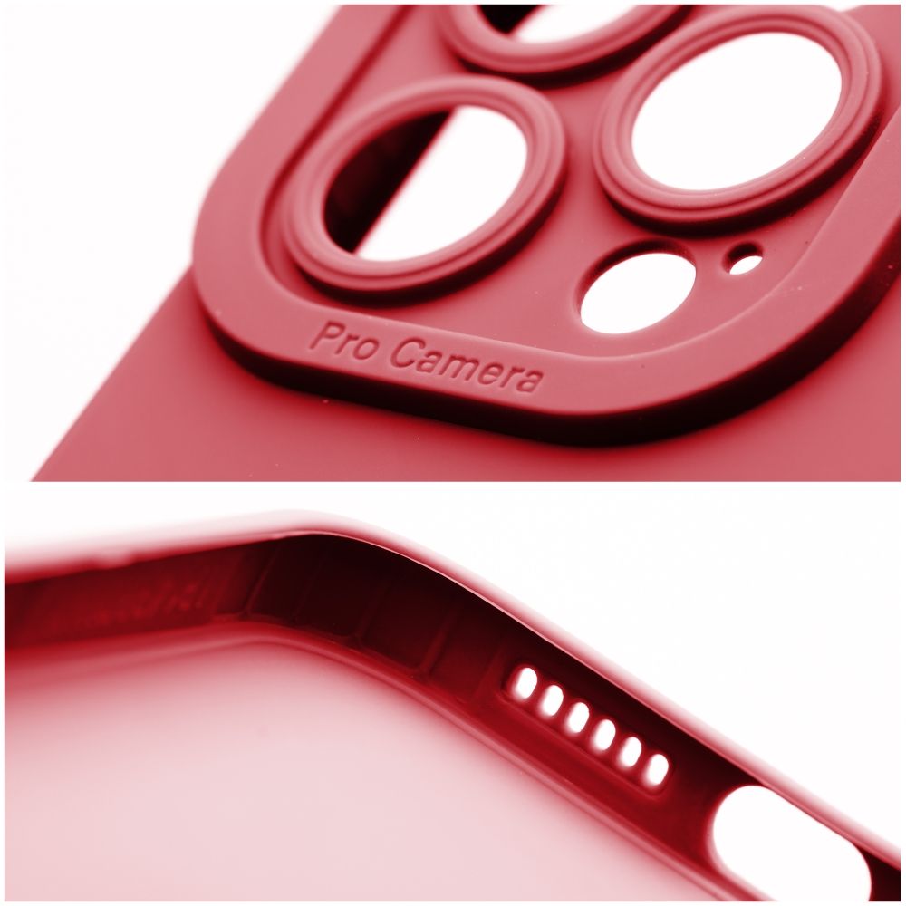 Pokrowiec etui silikonowe Roar Luna Case czerwone APPLE iPhone 15 Plus / 5