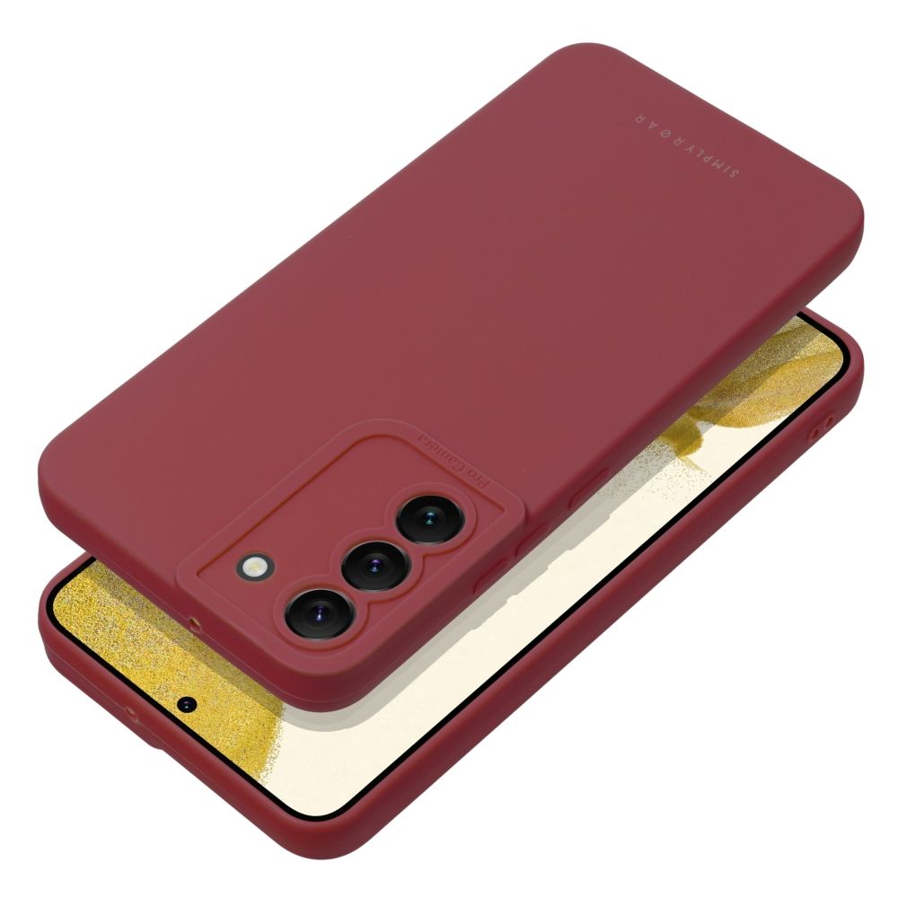 Pokrowiec etui silikonowe Roar Luna Case czerwone SAMSUNG Galaxy A02s / 3