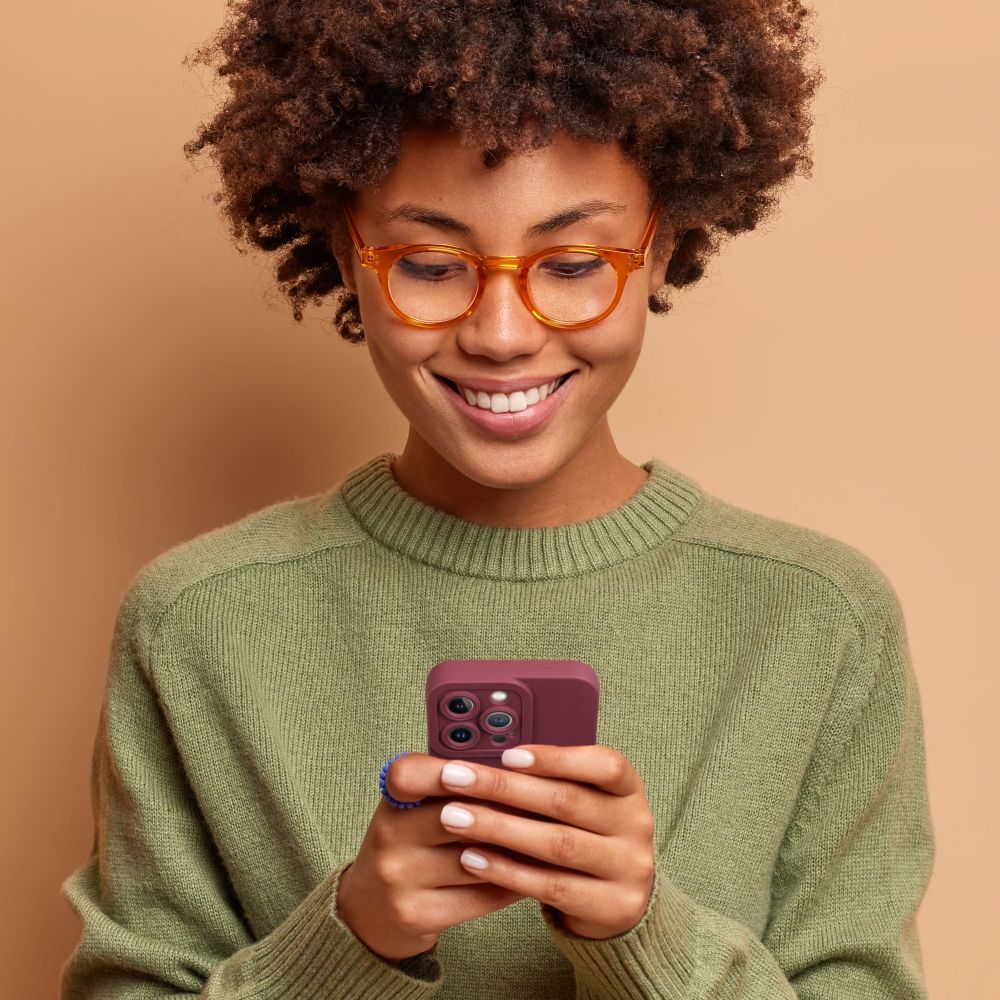 Pokrowiec etui silikonowe Roar Luna Case czerwone SAMSUNG Galaxy A15 5G / 9