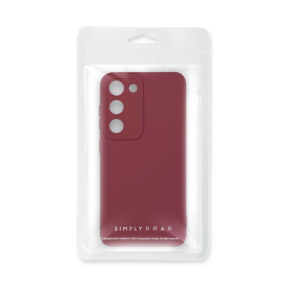 Pokrowiec etui silikonowe Roar Luna Case czerwone SAMSUNG Galaxy A34 5G / 10