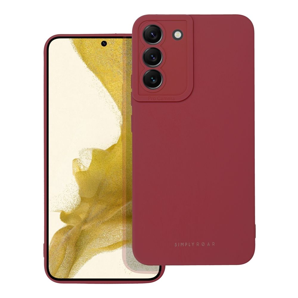 Pokrowiec etui silikonowe Roar Luna Case czerwone SAMSUNG Galaxy A34 5G / 2