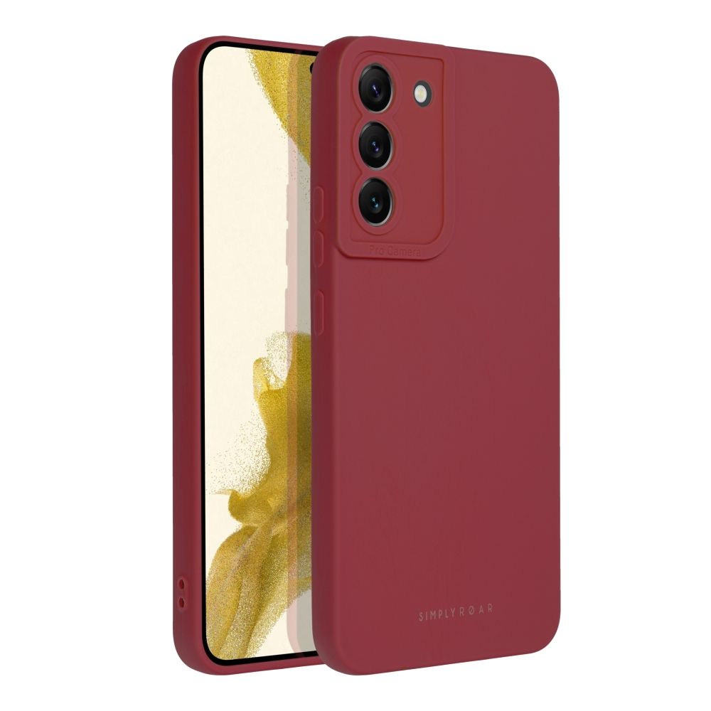 Pokrowiec etui silikonowe Roar Luna Case czerwone SAMSUNG Galaxy A34 5G / 3