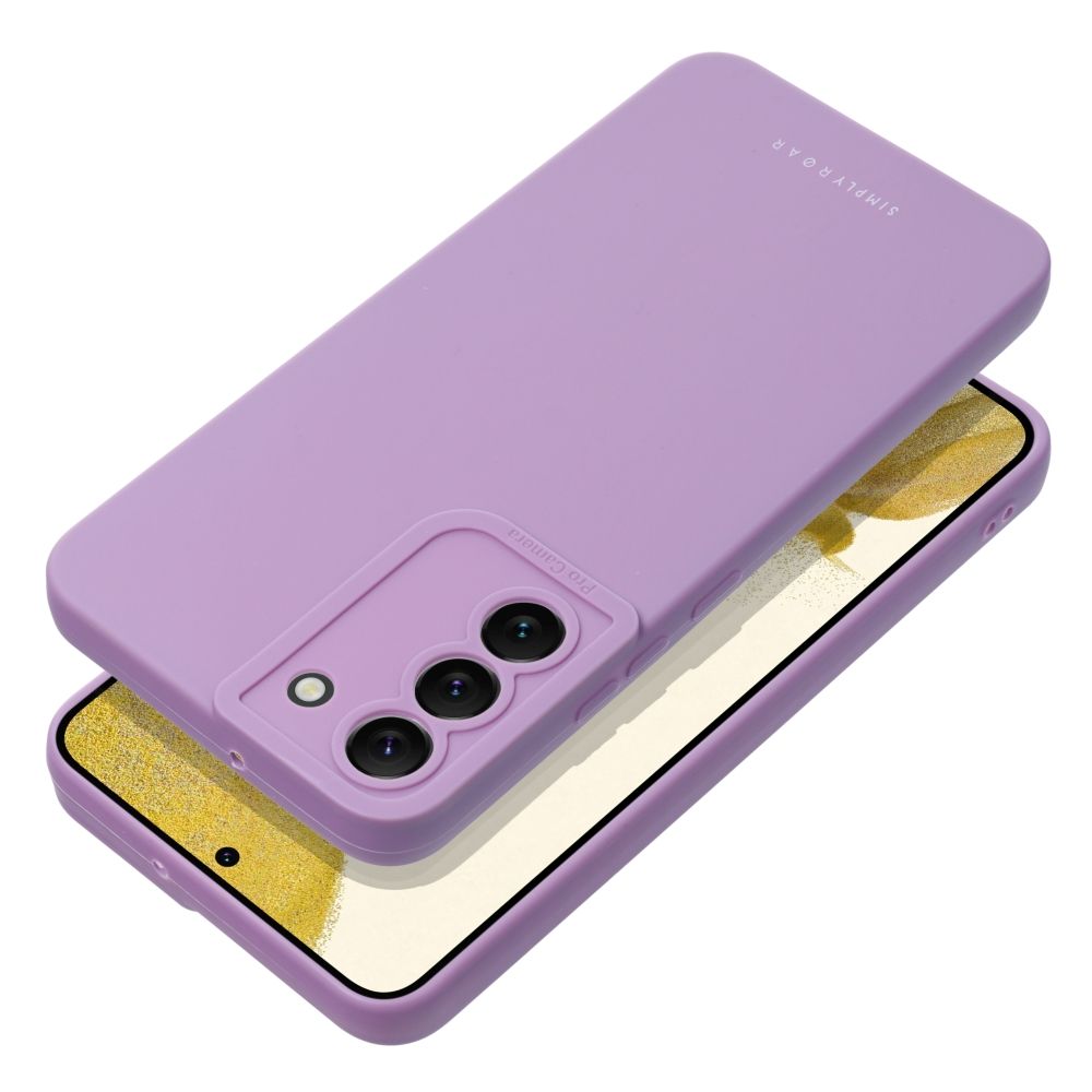Pokrowiec etui silikonowe Roar Luna Case fioletowe SAMSUNG Galaxy A52 LTE / 4