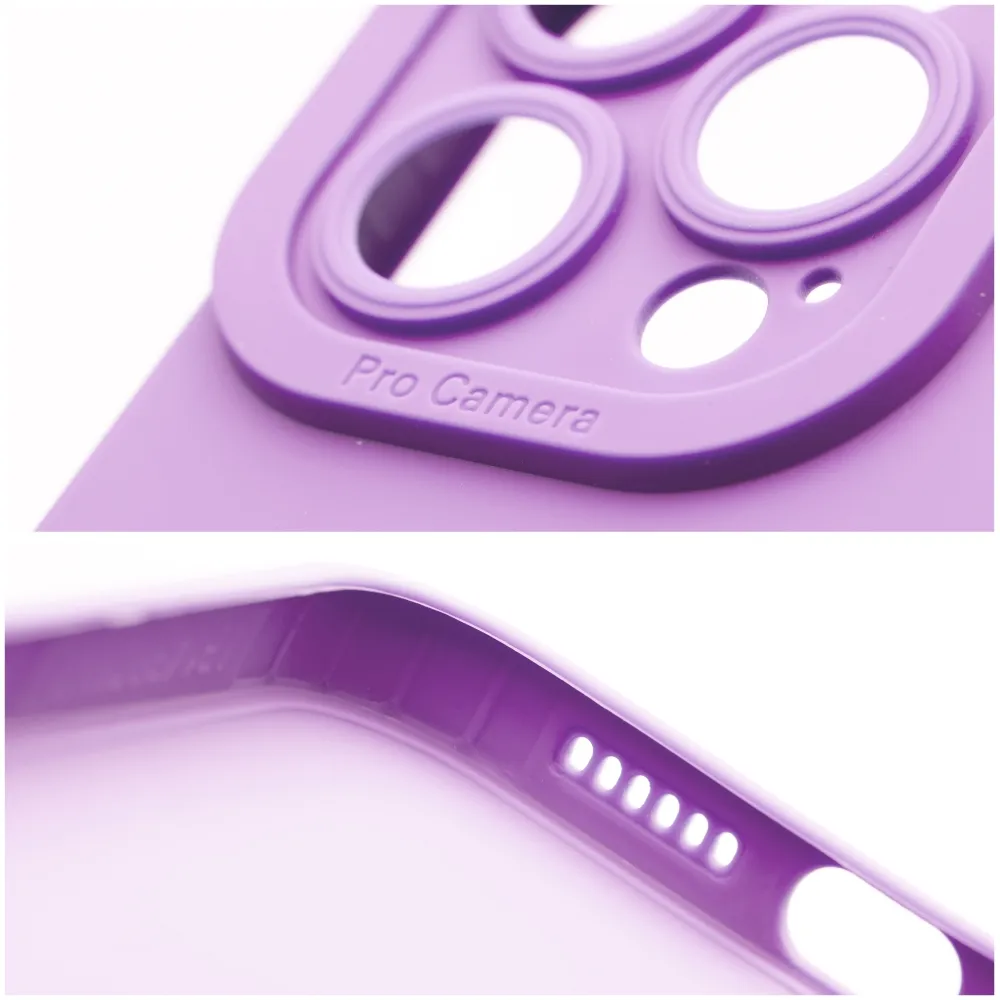 Pokrowiec etui silikonowe Roar Luna Case fioletowe APPLE iPhone 15 Pro Max / 4