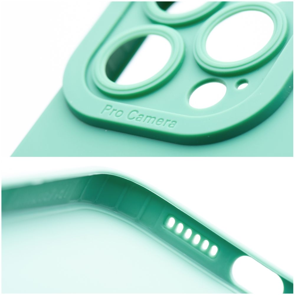 Pokrowiec etui silikonowe Roar Luna Case zielone APPLE iPhone 15 Plus / 4