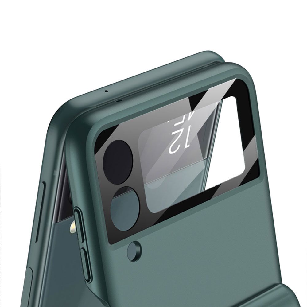 Pokrowiec etui Silikonowe Tech-protect Icon czarne SAMSUNG Galaxy Z Flip 4 / 2