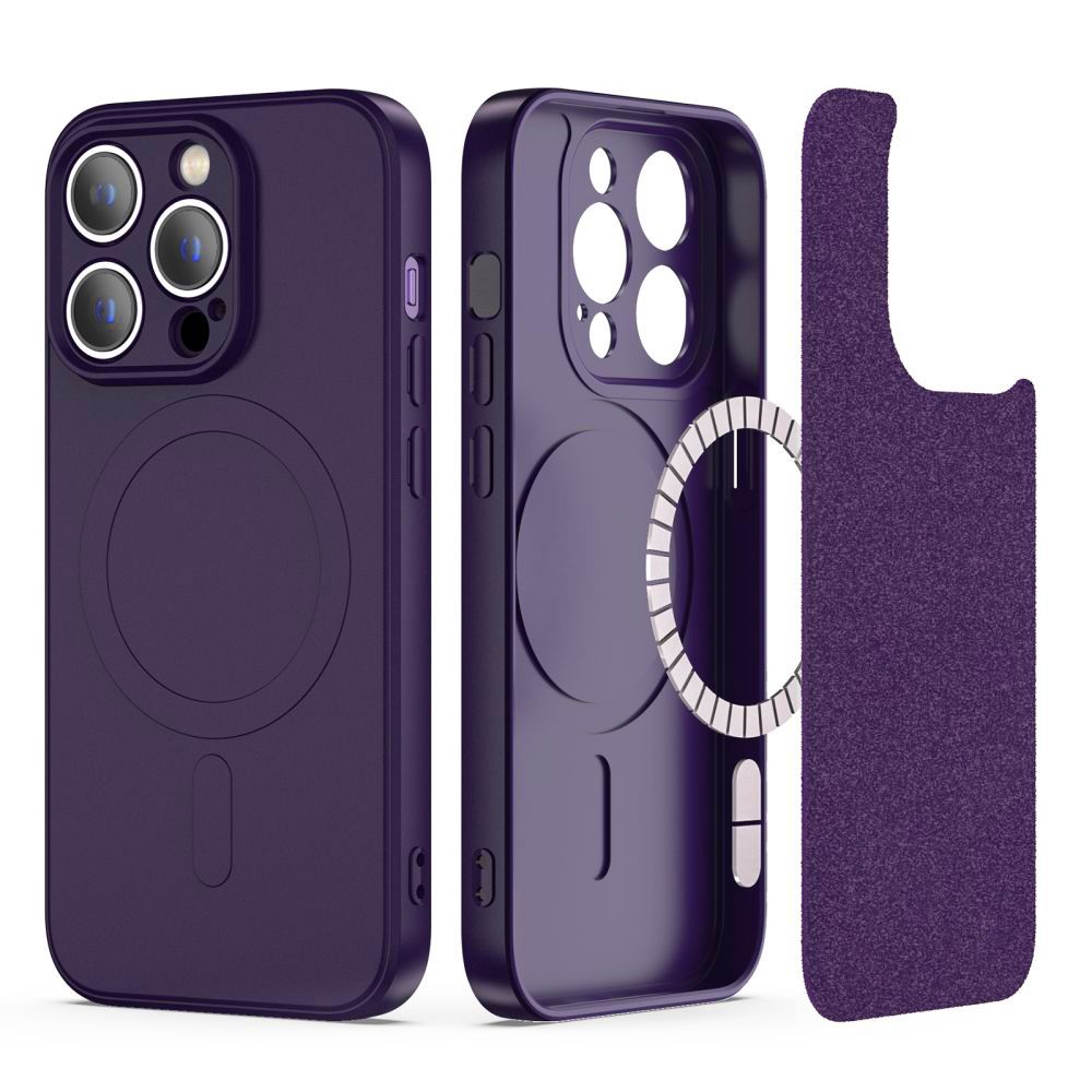 Pokrowiec etui Silikonowe Tech-protect Icon Magsafe Deep purple APPLE iPhone 14 Pro
