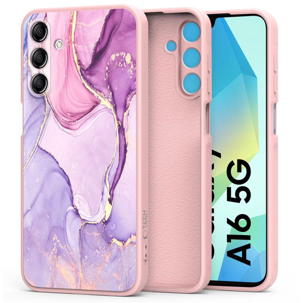 Pokrowiec etui Silikonowe Tech-protect Icon marble SAMSUNG Galaxy A16 5G