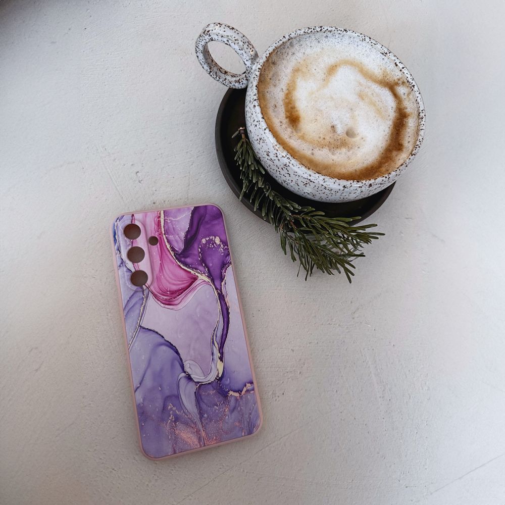 Pokrowiec etui Silikonowe Tech-protect Icon marble SAMSUNG Galaxy A35 5G / 3