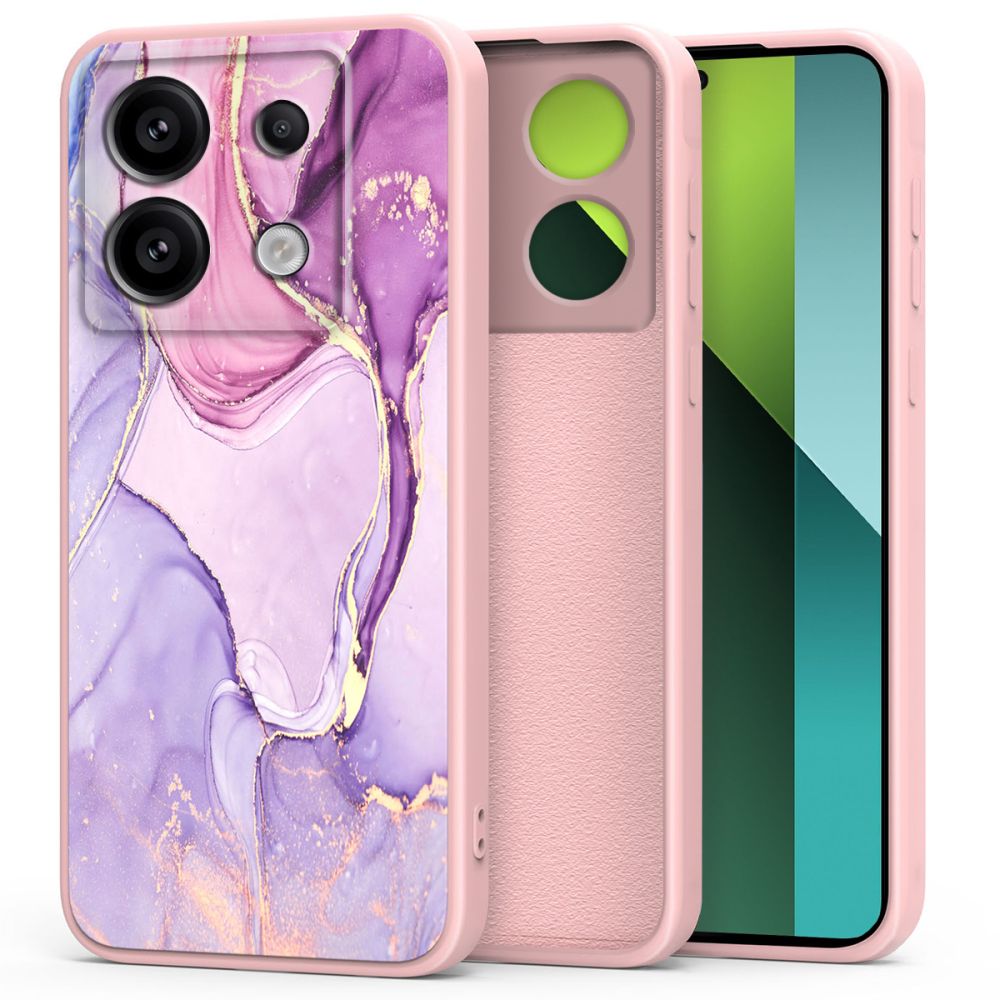 Pokrowiec etui Silikonowe Tech-protect Icon marble Xiaomi Redmi Note 13 Pro 5G