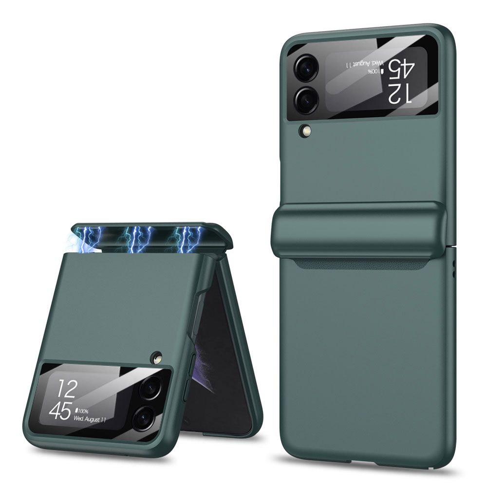 Pokrowiec etui Silikonowe Tech-protect Icon zielone SAMSUNG Galaxy Z Flip 4