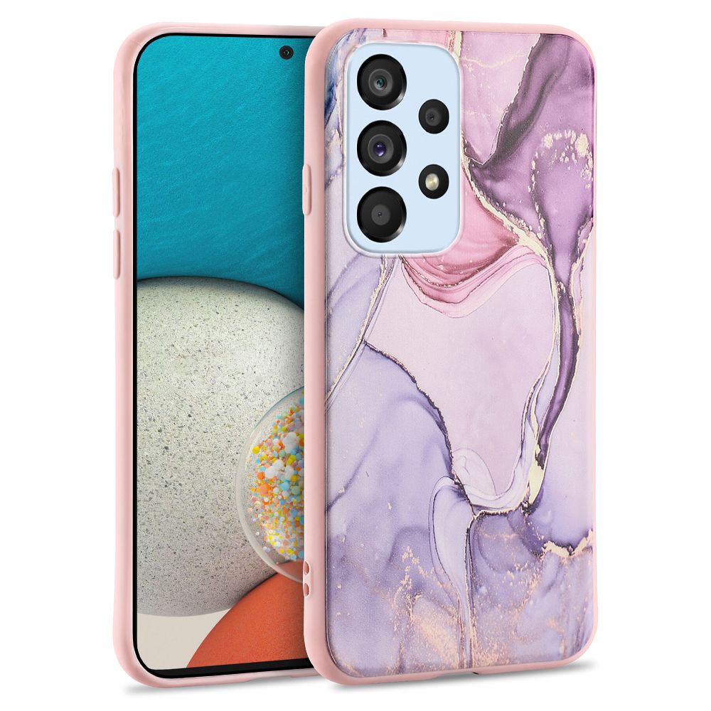 Pokrowiec etui Silikonowe Tech-protect Marble 2 colorful APPLE iPhone SE 2020