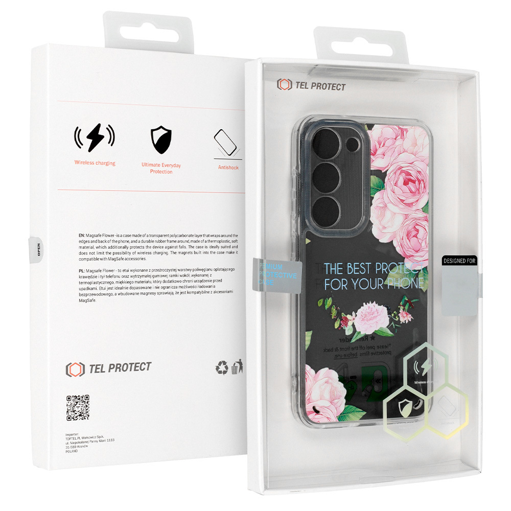 Pokrowiec etui silikonowe Tel Protect Flower wzr 1 SAMSUNG Galaxy A13 5G / 7