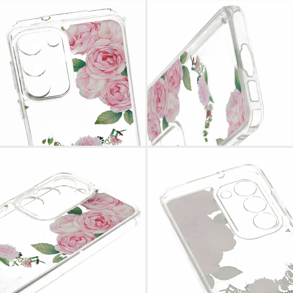 Pokrowiec etui silikonowe Tel Protect Flower wzr 1 SAMSUNG Galaxy S21 FE / 5