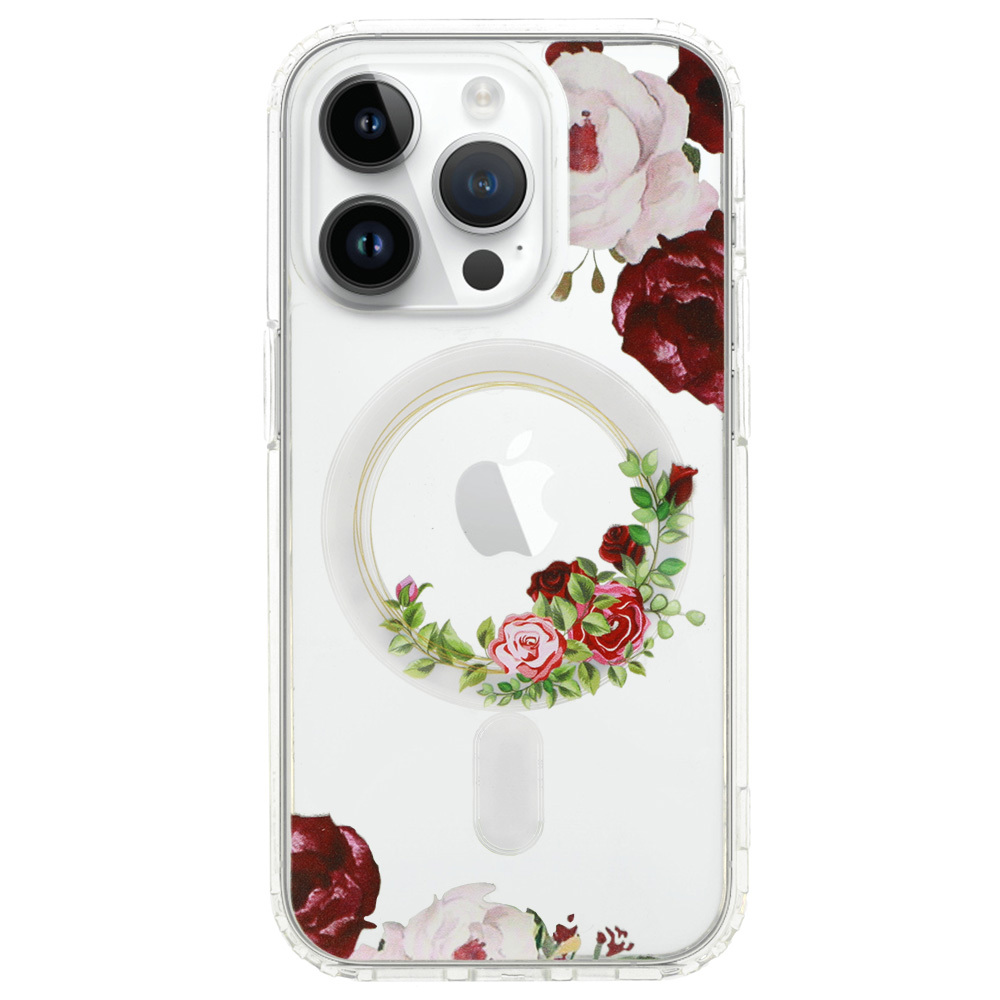 Pokrowiec etui silikonowe Tel Protect Flower wzór 2 APPLE iPhone 15 Pro Max / 2