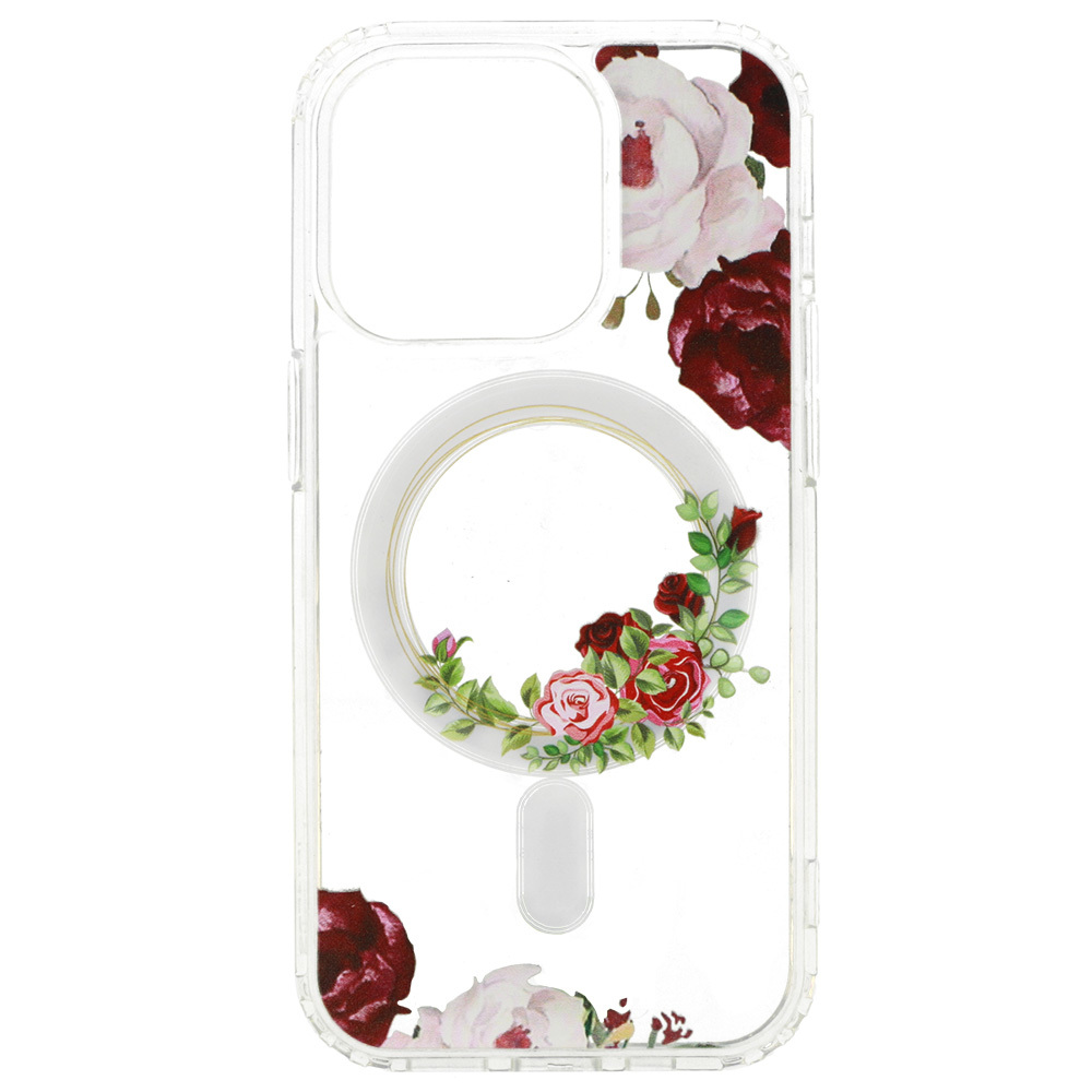 Pokrowiec etui silikonowe Tel Protect Flower wzór 2 APPLE iPhone 15 Pro Max / 4