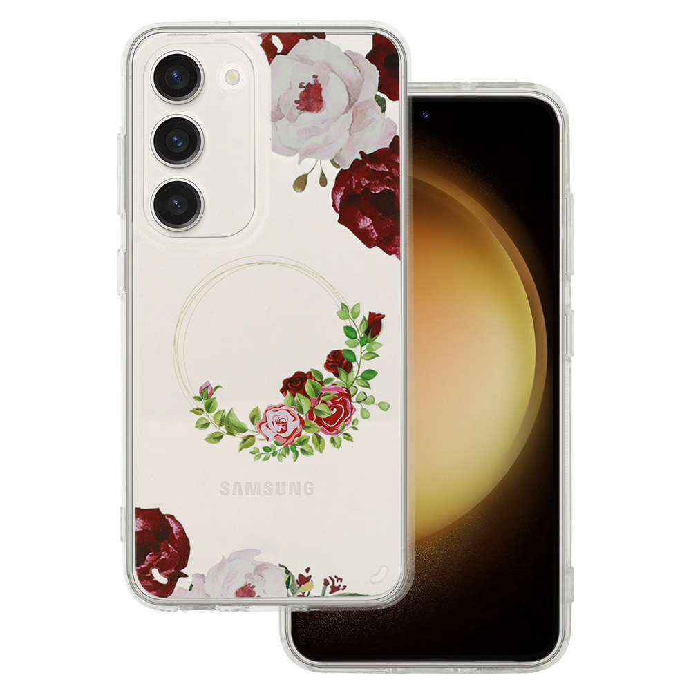 Pokrowiec etui silikonowe Tel Protect Flower wzr 2 SAMSUNG Galaxy A13 5G