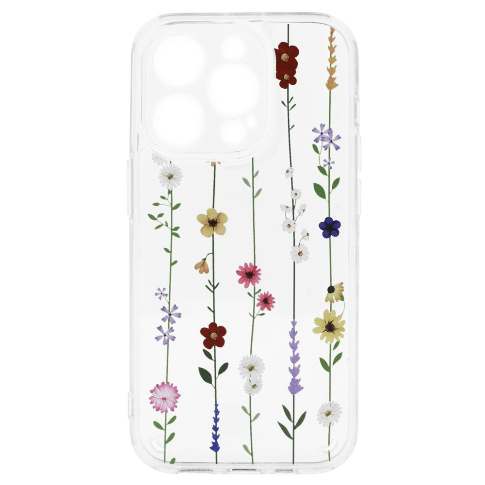 Pokrowiec etui silikonowe Tel Protect Flower wzr 4 APPLE iPhone 13 / 4