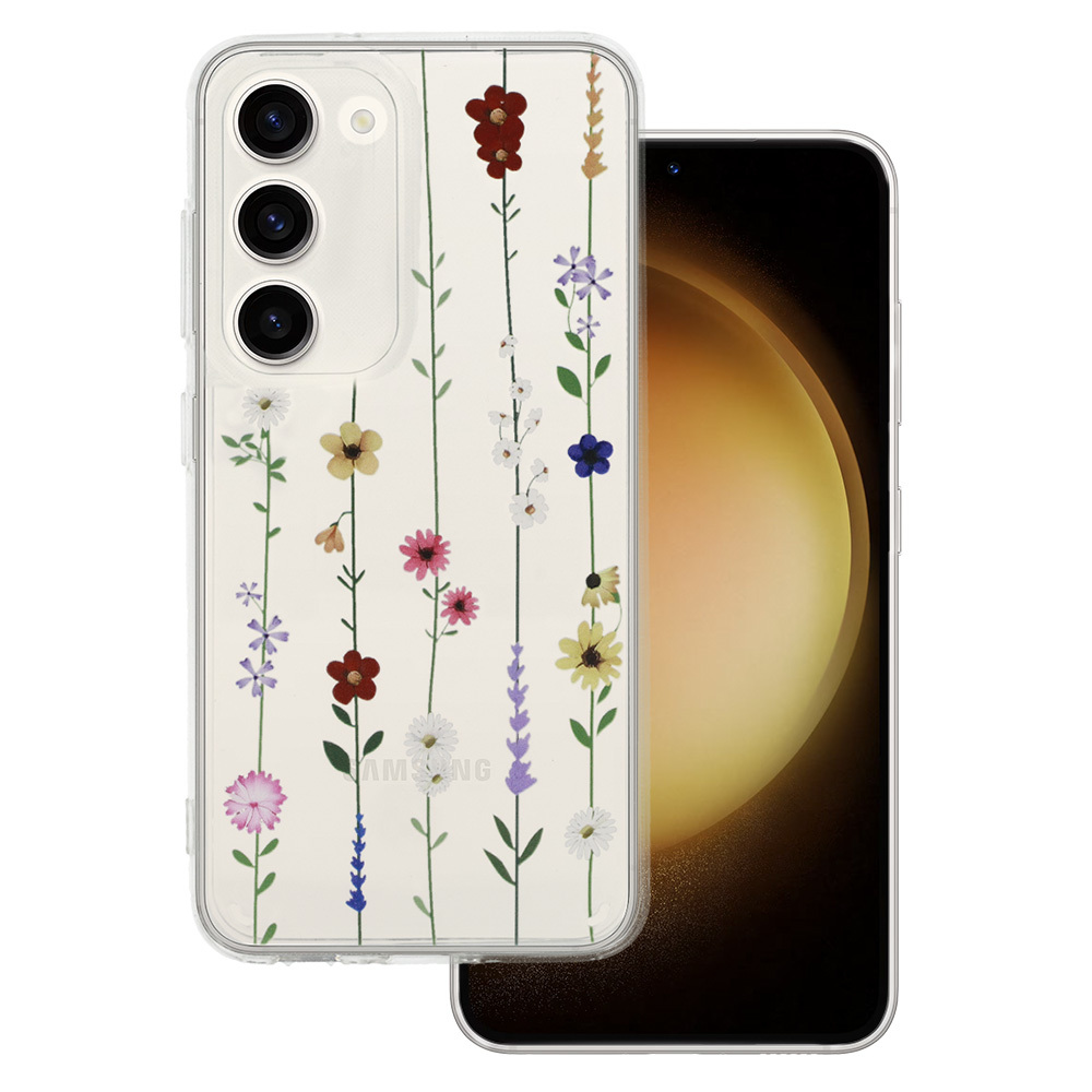 Pokrowiec etui silikonowe Tel Protect Flower wzr 4 SAMSUNG Galaxy A13 5G