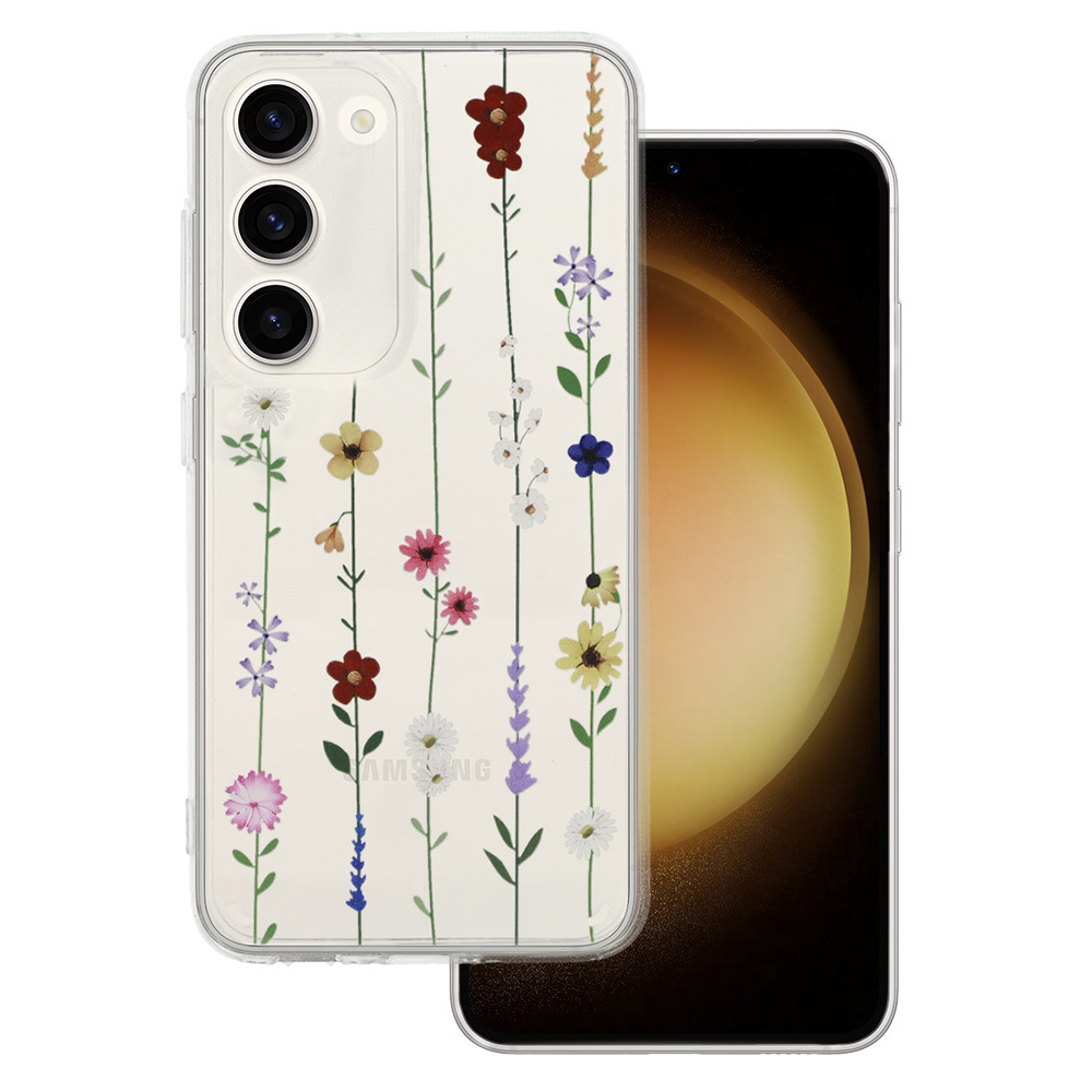 Pokrowiec etui silikonowe Tel Protect Flower wzr 4 SAMSUNG Galaxy A53 5G