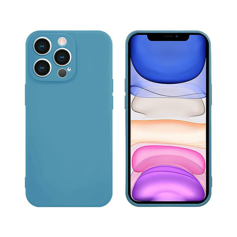 Pokrowiec etui silikonowe Tint Case ciemnoniebieskie APPLE iPhone 12 Pro Max