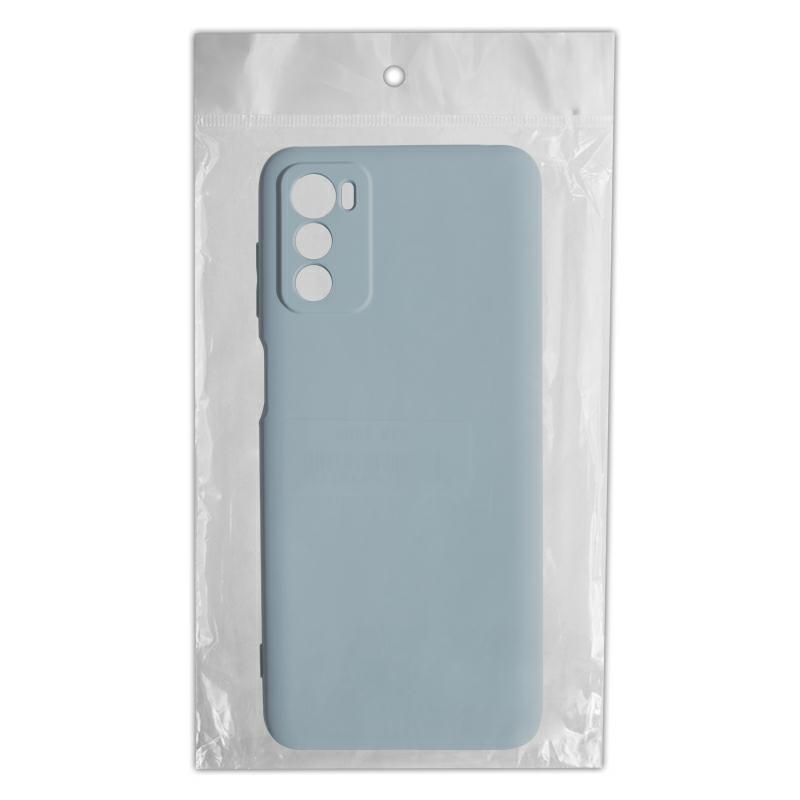 Pokrowiec etui silikonowe Tint Case ciemnoniebieskie MOTOROLA Moto E14 / 4