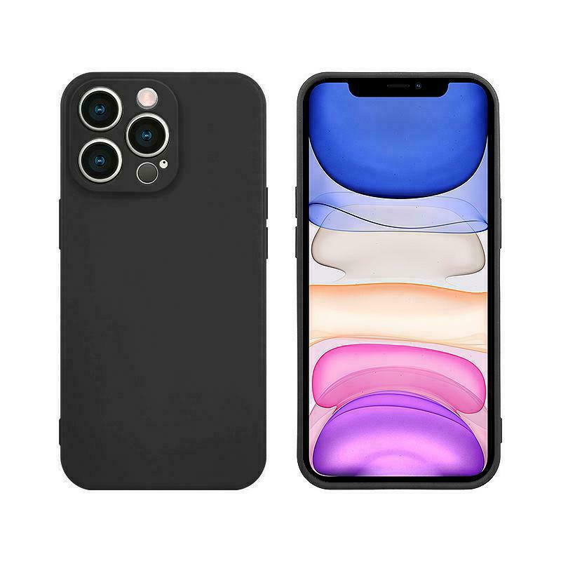 Pokrowiec etui silikonowe Tint Case czarne APPLE iPhone 11