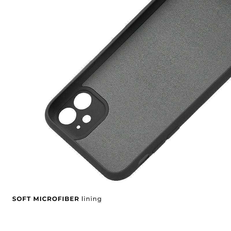 Pokrowiec etui silikonowe Tint Case czarne Xiaomi Mi 11 Lite / 3