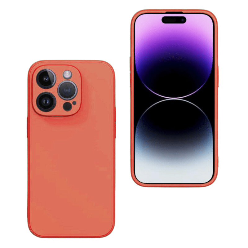 Pokrowiec etui silikonowe Tint Case czerwone Honor 400 Pro / 2