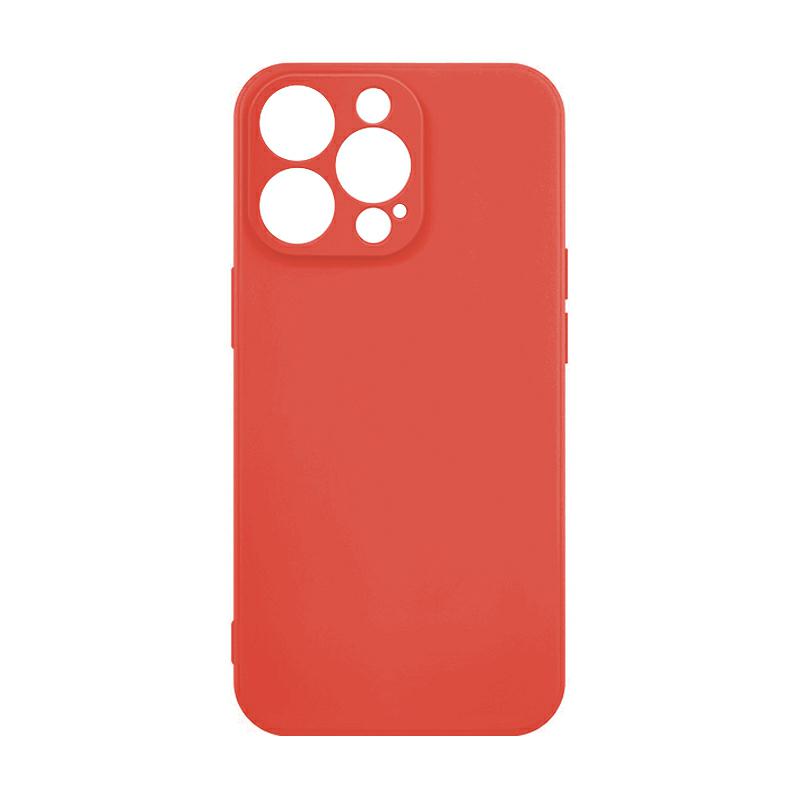 Pokrowiec etui silikonowe Tint Case czerwone MOTOROLA Moto E30 / 2