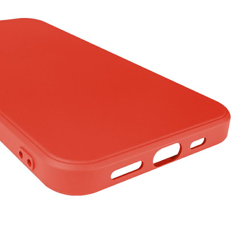 Pokrowiec etui silikonowe Tint Case czerwone MOTOROLA Moto E30 / 4