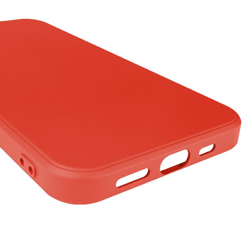 Pokrowiec etui silikonowe Tint Case czerwone MOTOROLA Moto E7 / 4