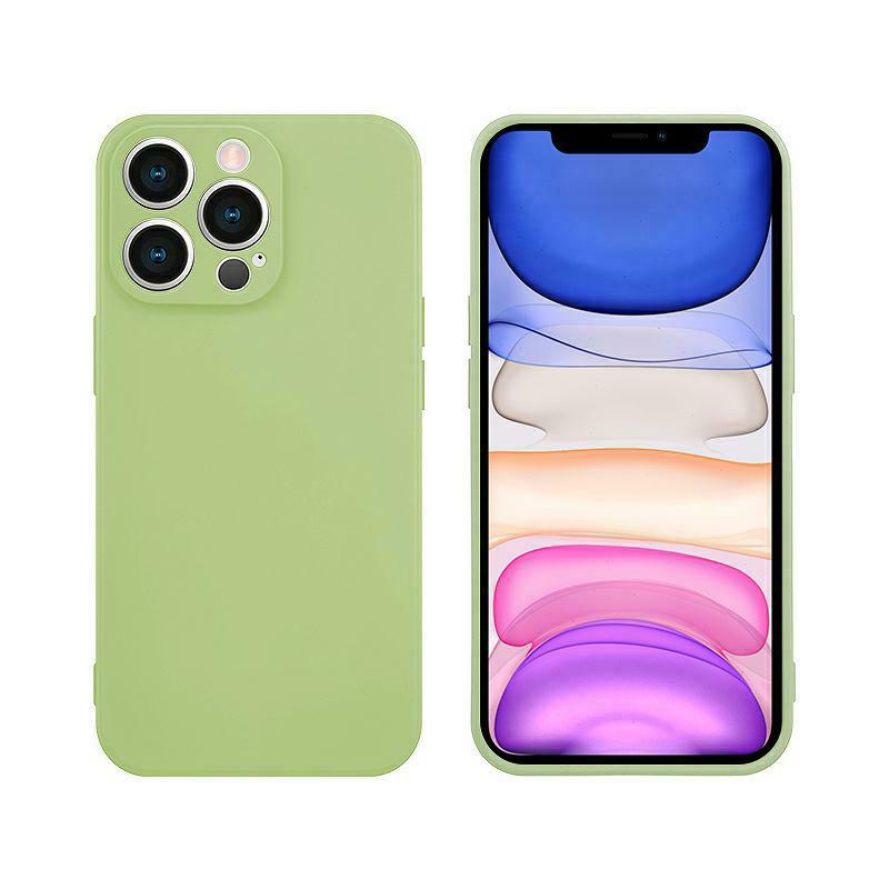 Pokrowiec etui silikonowe Tint Case zielone APPLE iPhone 14 Pro