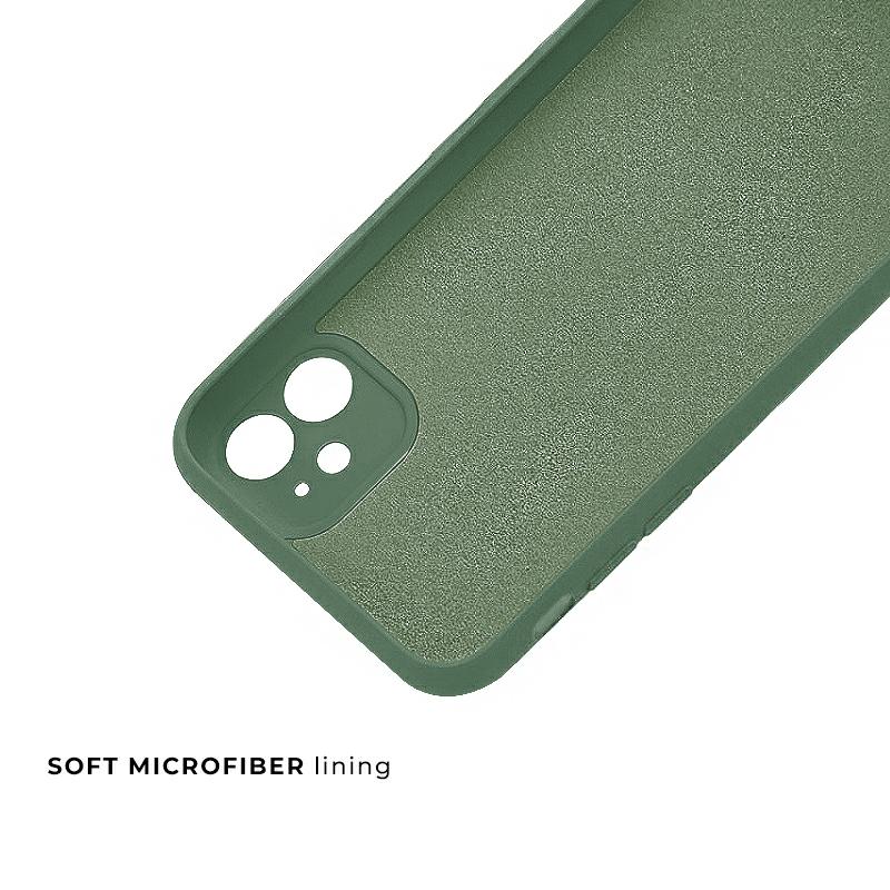 Pokrowiec etui silikonowe Tint Case zielone Xiaomi Redmi 12 / 3