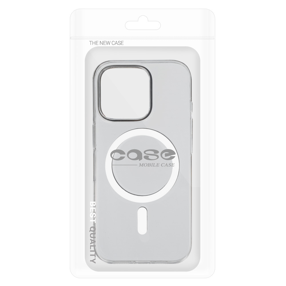 Pokrowiec etui silikonowe Transparent Slim Magsafe Case bia�e APPLE iPhone 17 Air / 6