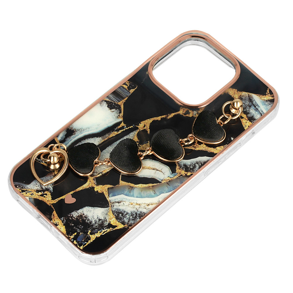 Pokrowiec etui silikonowe Trend Case wz�r 1 czarne Xiaomi Redmi Note 11S / 5