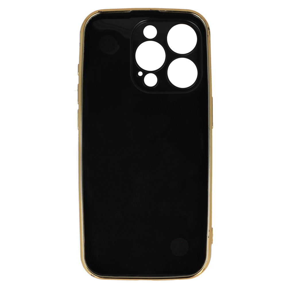 Pokrowiec etui silikonowe Trend Case wzr 3 czarne APPLE iPhone 15 Pro / 3