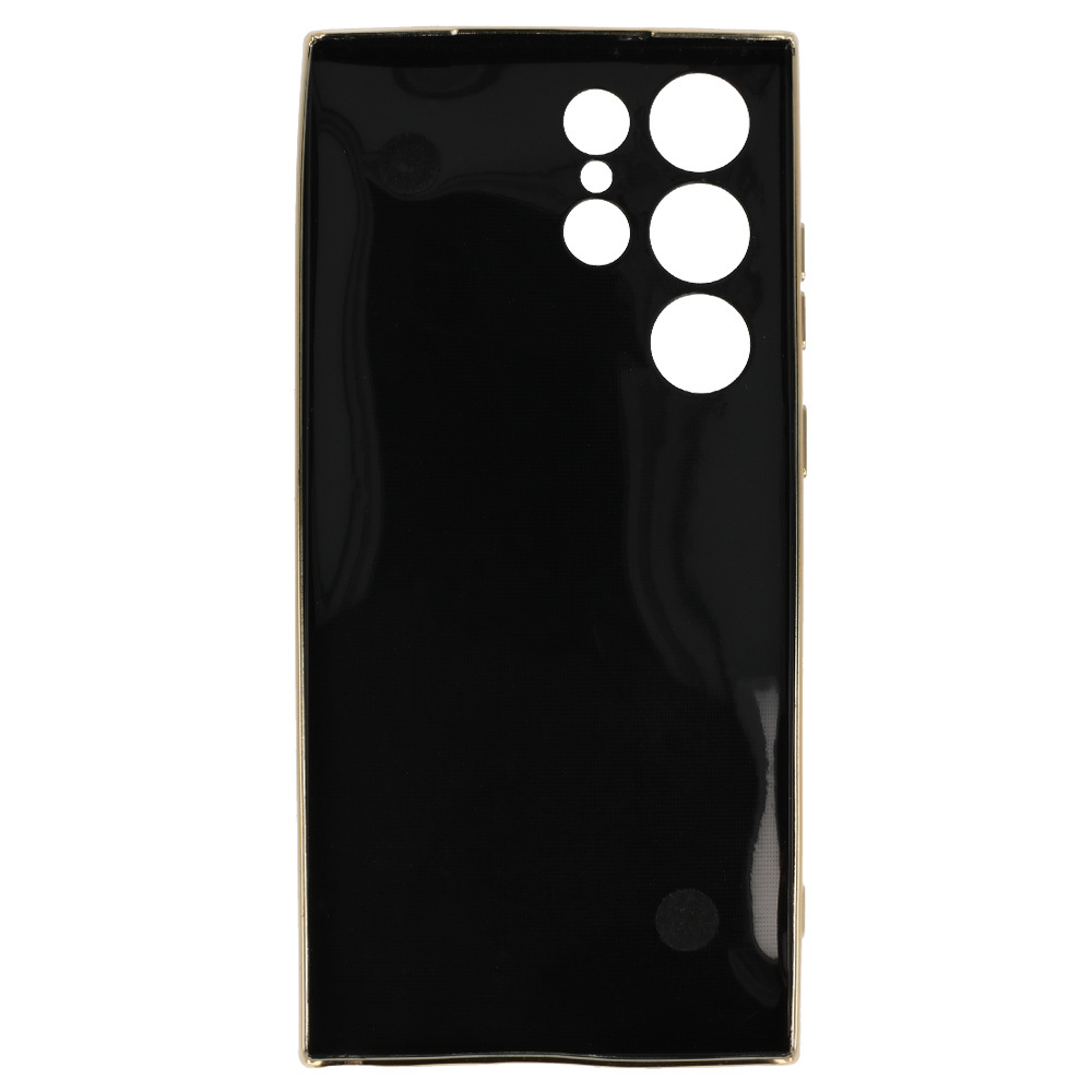 Pokrowiec etui silikonowe Trend Case wzr 3 czarne SAMSUNG Galaxy S23 Ultra / 3
